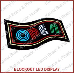 SS Acrylic ACP Cutting with Acrylic and LED Reception Sign Board Signage Translite Print Clip on Blockout